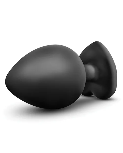 Blush Novelties Anal Temptasia Bling Plug with Gem Large Black