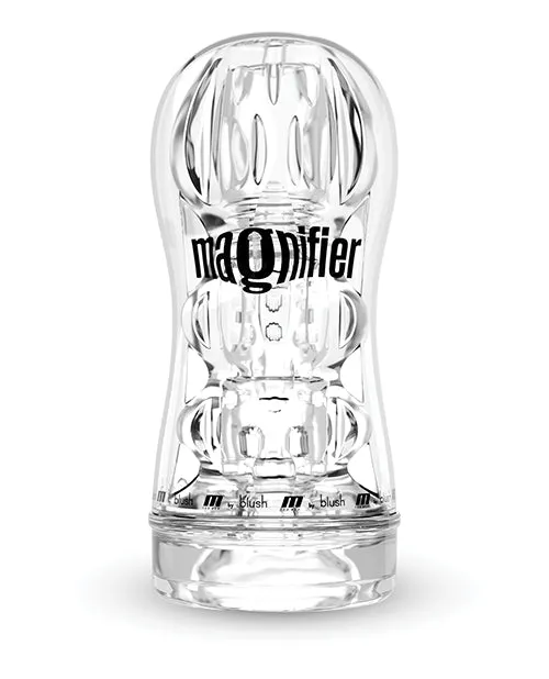 Blush Novelties Male Sex Toys Soft And Wet Magnifier SelfLubricating Stroker Clear