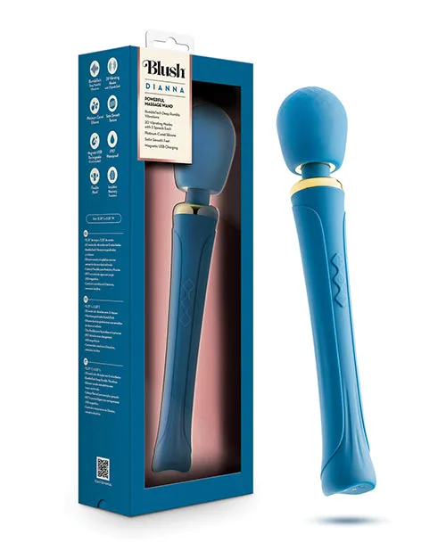 Blush Novelties Vibrators Dianna Wand Massager Teal
