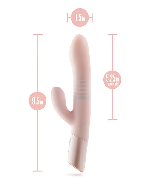 Blush Novelties Vibrators Fraya Rechargeable Rabbit Vibrator Pink