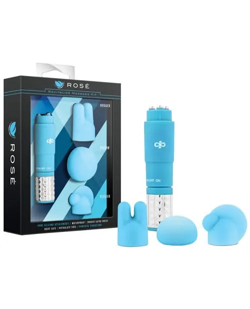 Blush Rose Revitalize Massage Kit Blue Blush Novelties Vibrators