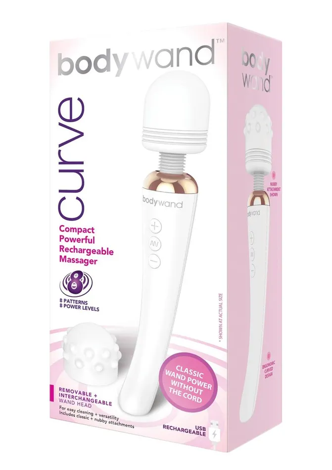 Bodywand Curve Rechargeable Silicone Wand Massager Bodywand Female Sex Toys Bodywand Curve Rechargeable Silicone Wand Massager Bodywand Female Sex Toys