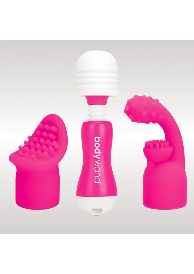Bodywand Female Sex Toys Bodywand Rechargeable Silicone Mini Wand Massager with Two Attachments Bodywand Female Sex Toys Bodywand Rechargeable Silicone Mini Wand Massager with Two Attachments