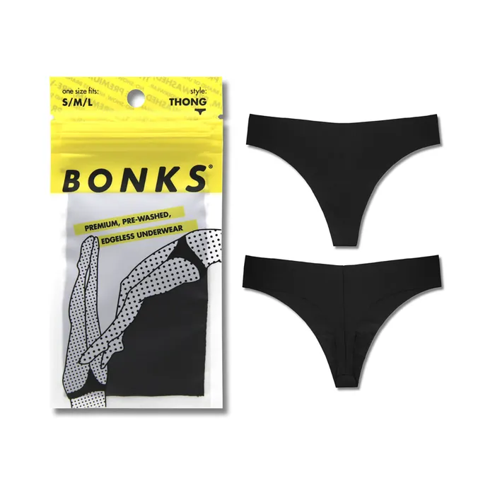Bonks Anal Bonks Black Magic Seamless Thong OS