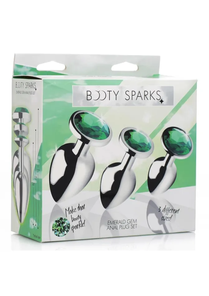 Booty Sparks Male Sex Toys Booty Sparks Emerald Gem Anal Plug