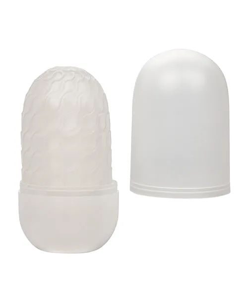Boundless Reversible Squishy Ball Stroker Yellow California Exotic Novelties Male Sex Toys