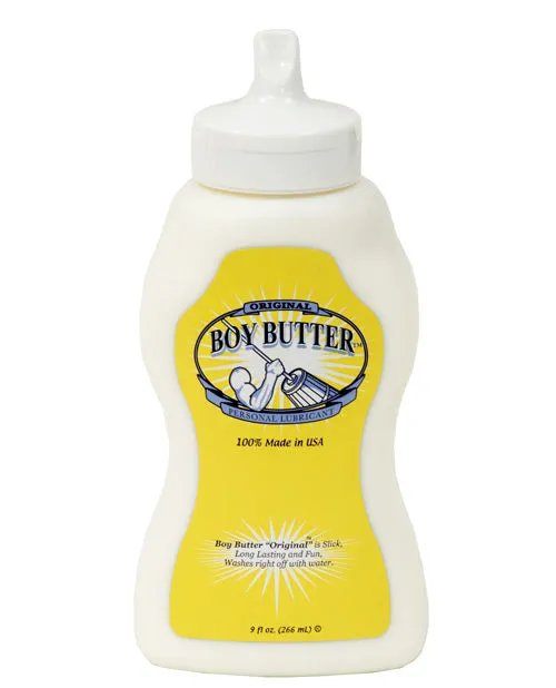 Boy Butter Churn Style 9 oz Squeeze Boy Butter Lubes LLC Vibrators