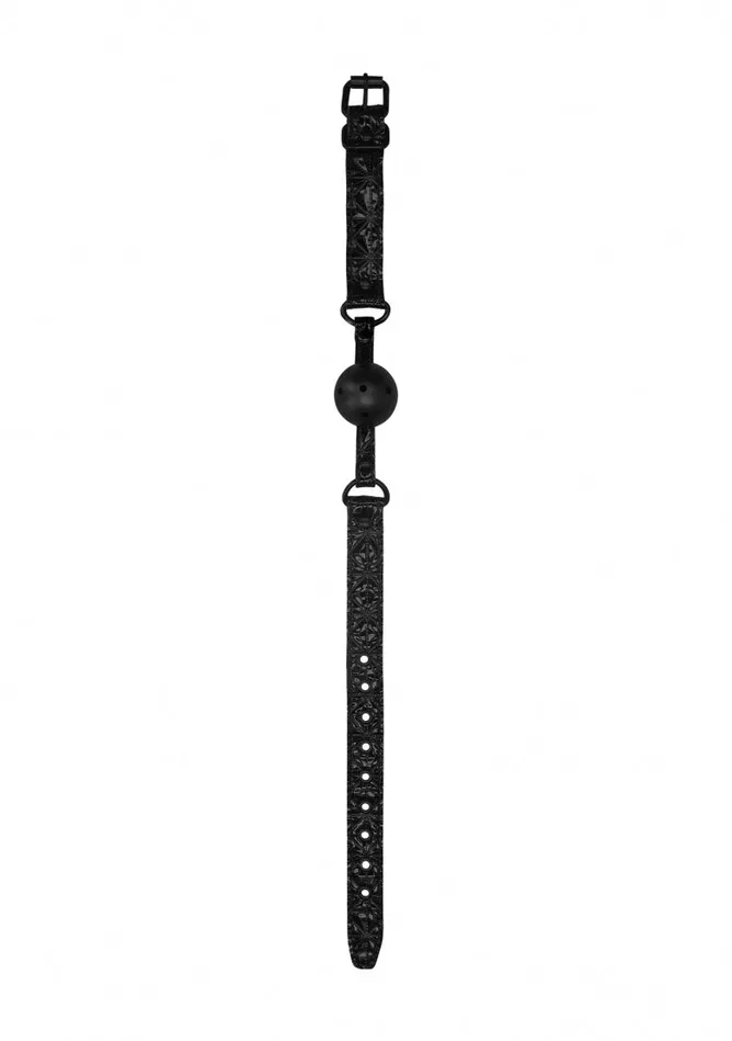 Breathable Luxury Ball Gag Black Shots America Anal