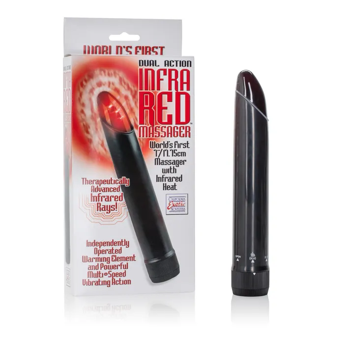 CalExotics Vibrators Dual Action Infra Red Massager