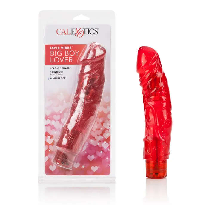 CalExotics Vibrators Love Vibes Big Boy Lover Vibrating Dildo