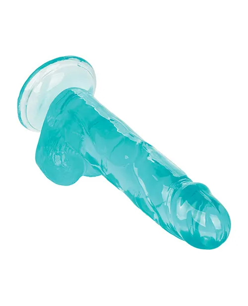 California Exotic Novelties Dildos Size Queen 6 Dildo Blue