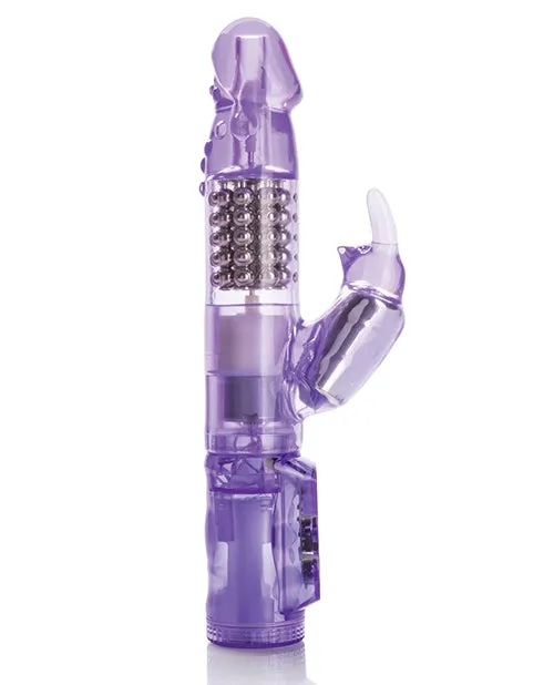 California Exotic Novelties Jack Rabbit Rotating Beads Purple Vibrators