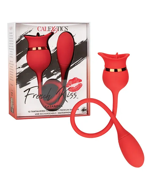 California Exotic Novelties Vibrators French Kiss Casanova Red
