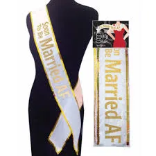 Camouflage Soon To Be Married AF Sash Vibrators