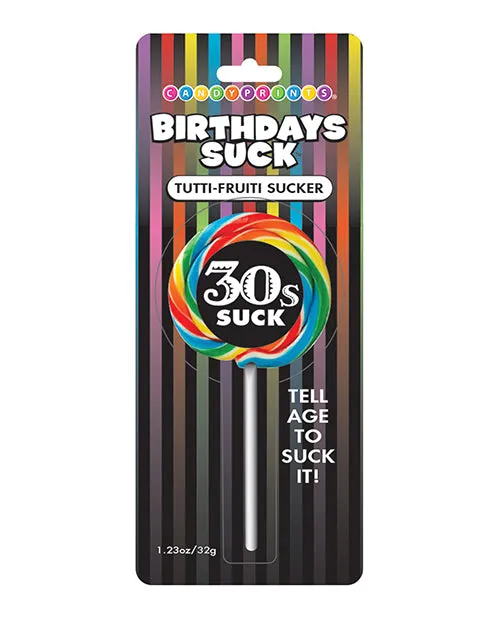 CandyPrints Birthdays Suck Lollipops Tutti Frutti CandyPrints Vibrators