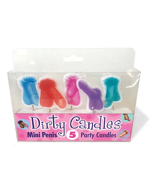 CandyPrints CandyPrints Mini Penis Dirty Candle Set Set of 5 Male Sex Toys