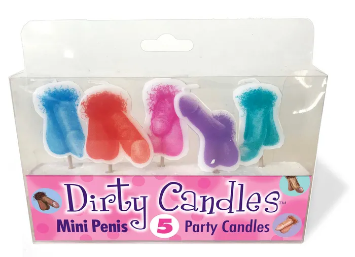 CandyPrints CandyPrints Mini Penis Dirty Candle Set Set of 5 Male Sex Toys