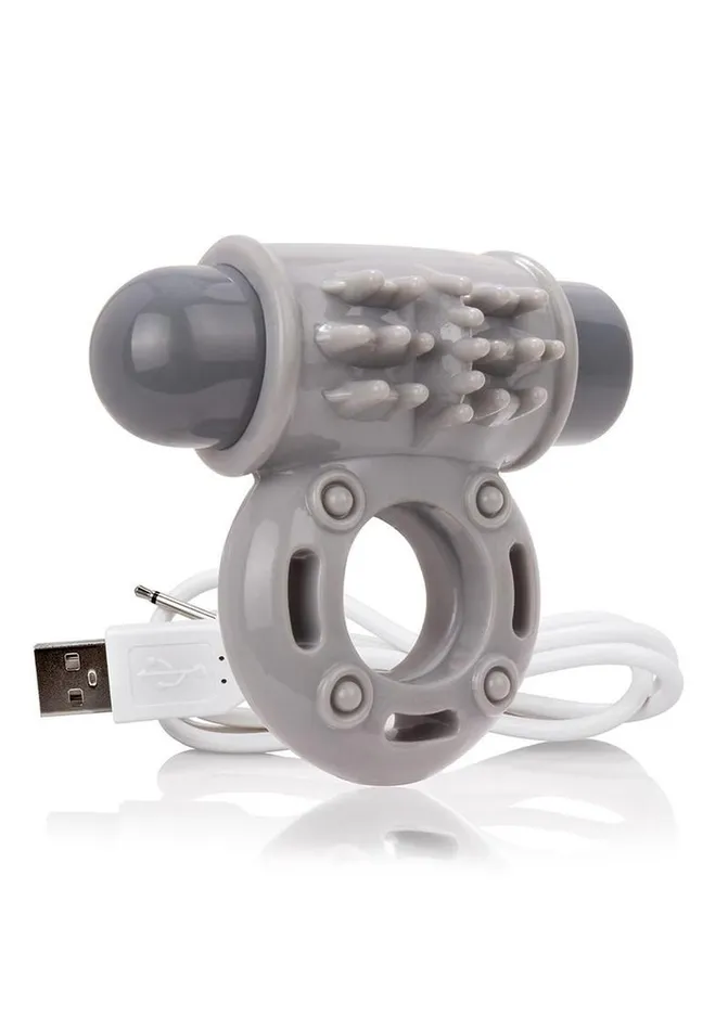 Charged OWOW Rechargeable Vibrating Ring Waterproof Charged Male Sex Toys