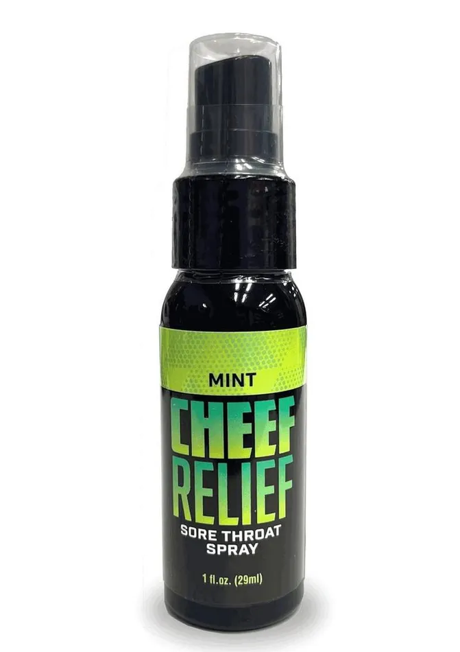 Cheef Relief Cheef Relief Soothing Throat Spray 1oz Mint Vibrators