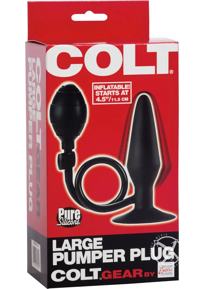 Colt Anal Colt Silicone Large Pumper Plug Butt Plug