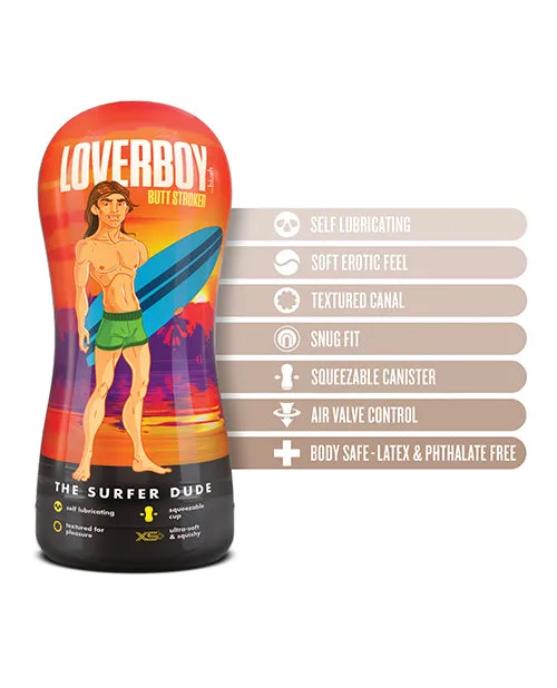 Coverboy The Surfer Dude Pocket Stroker Beige Blush Novelties Male Sex Toys