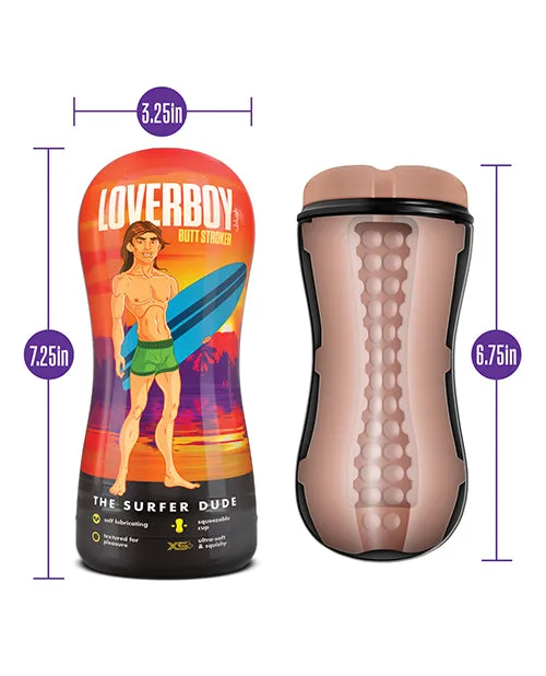 Coverboy The Surfer Dude Pocket Stroker Beige Blush Novelties Male Sex Toys