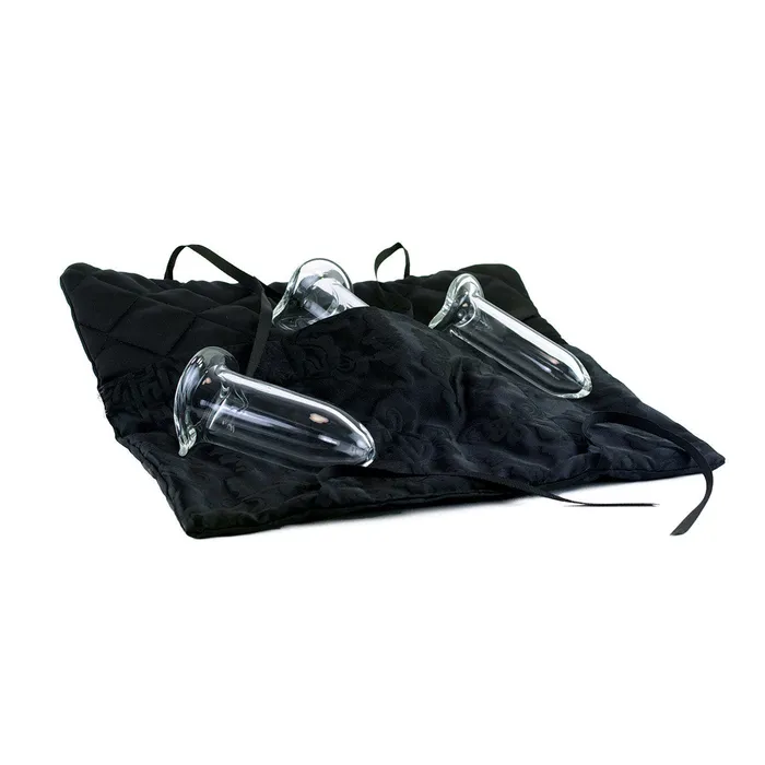 Crystal Delights Anal Dilator Butt Plugs Set of 3 Crystal Delights Anal