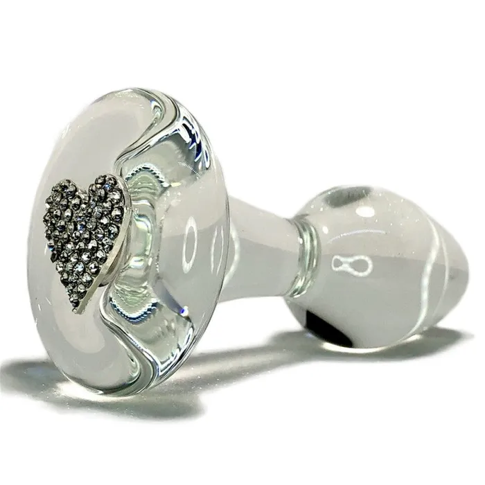 Crystal Delights Llc Anal Heart Small Stem