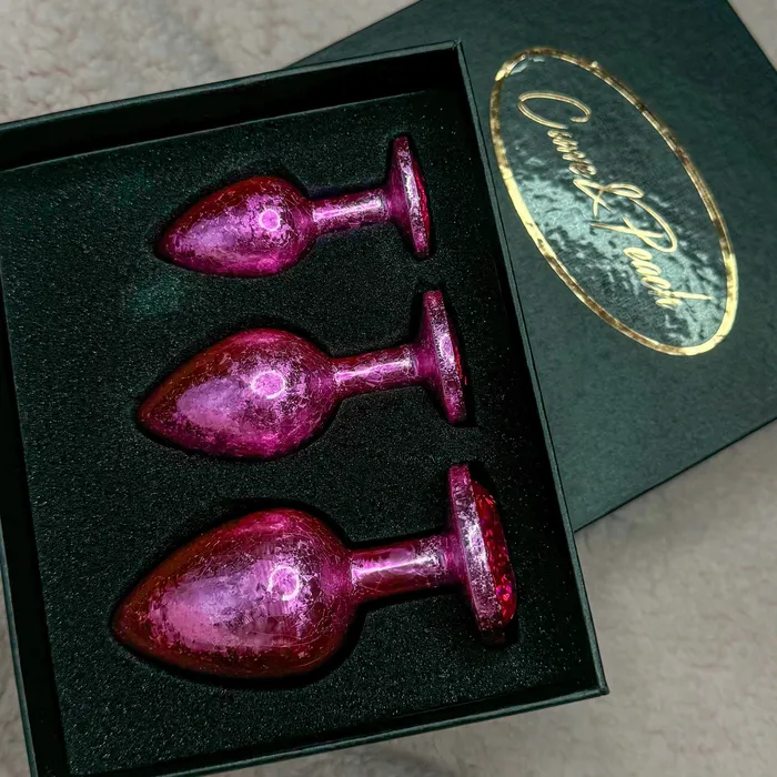 CurvePeach Butt Plugs Anal Iced Plug Set