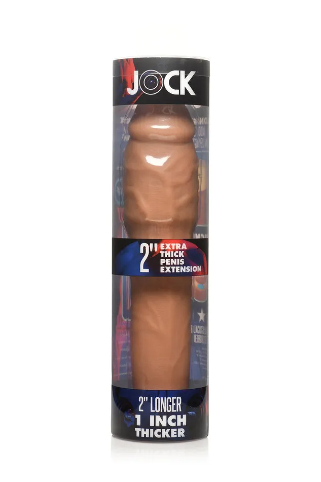 Curve Toys Male Sex Toys Jock Extra Thick 2 Penis Extension Sleeve Medium