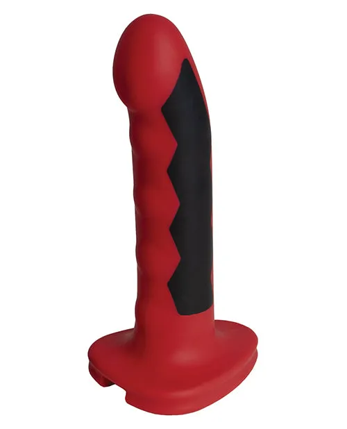 Cyrex Ltd Anal ElectraStim Silicone Fusion Komodo Dildo RedBlack