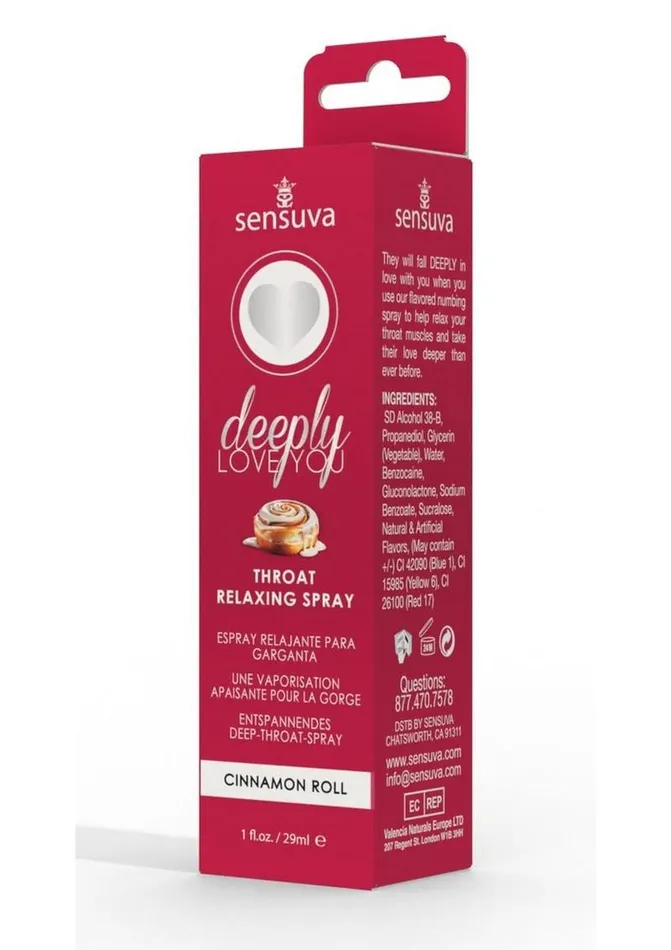 Deeply Love You Throat Relaxing Spray Cinnamon Roll Deeply Love You Vibrators Deeply Love You Throat Relaxing Spray Cinnamon Roll Deeply Love You Vibrators