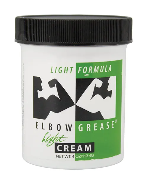 Dildos B Cumming Company INC Elbow Grease Light Cream Jar 4 oz