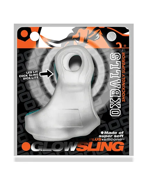 Dildos Blue Ox Designs LLCDba Oxballs Oxballs Glowsling Cock Sling LED Clear Ice Dildos Blue Ox Designs LLCDba Oxballs Oxballs Glowsling Cock Sling LED Clear Ice