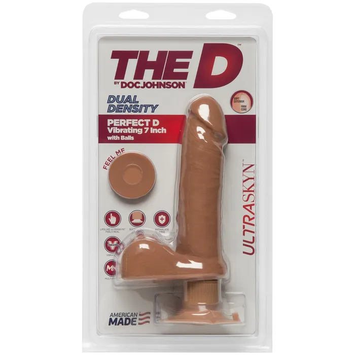 Dildos Doc Johnson The D Perfect D Vibrating w Balls