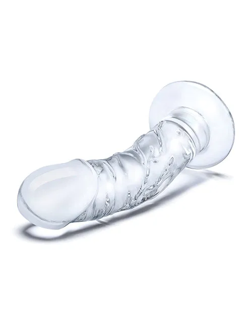 Dildos Electric Eel INC Glas 7 Curved Glass Dildo Clear