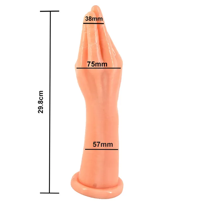 Dildos FAAKCHGD022 Fist Hand Anal Dildo Dong Fisting Flesh FAAK