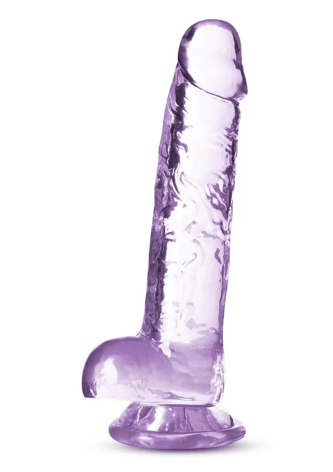 Dildos Naturally Yours Naturally Yours Crystalline Dildo 7in Amethyst