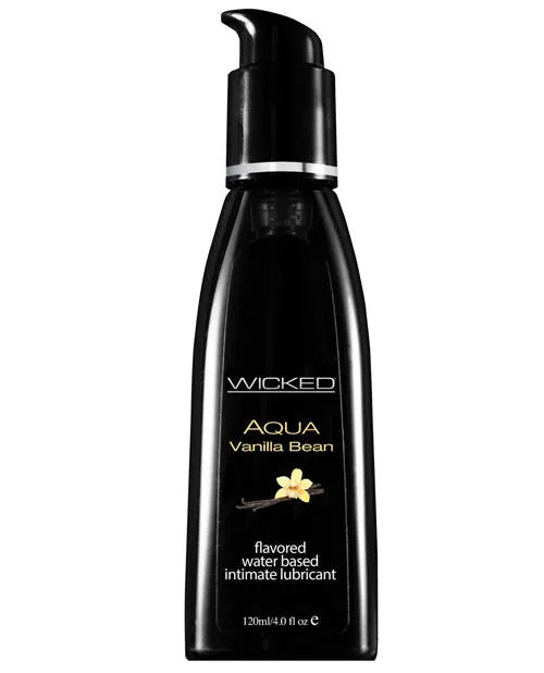 Dildos Wicked Sensual Care Wicked Sensual Care Aqua Water Based Lubricant 4 oz Vanilla Bean Dildos Wicked Sensual Care Wicked Sensual Care Aqua Water Based Lubricant 4 oz Vanilla Bean