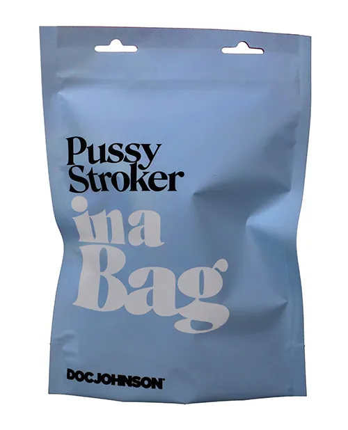 Doc Johnson Male Sex Toys In A Bag Pussy Stroker Frost