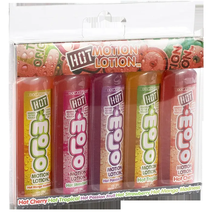 Doc Johnson Vibrators Hot Motion Lotion 5pk