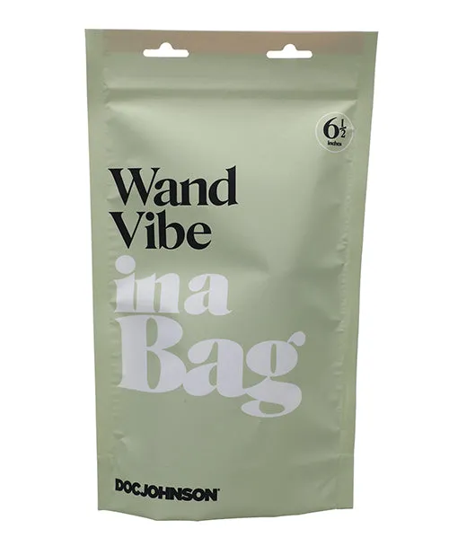 Doc Johnson Vibrators In A Bag Wand Vibe Black