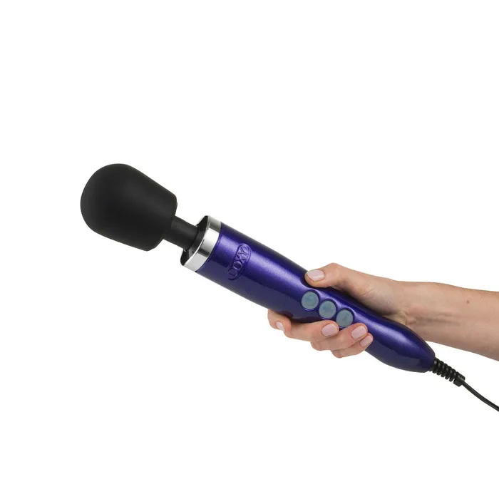 Doxy Die Cast Wand Vibrator Purple Doxy Vibrators