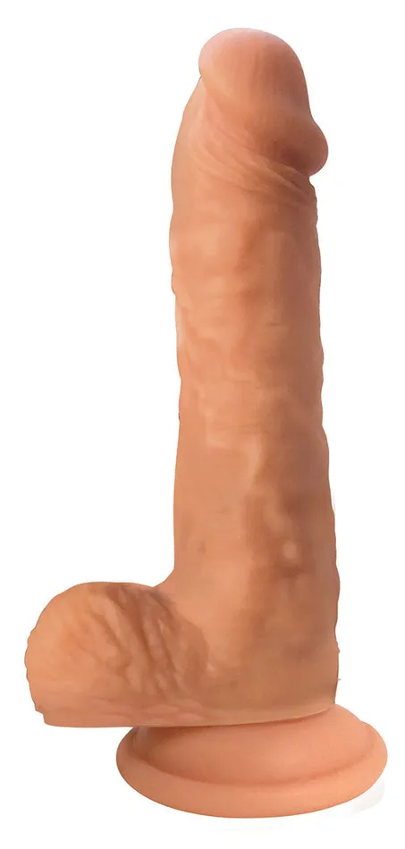 Easy Riders 6 Dual Density Silicone Dildo With Balls Curve Toys Female Sex Toys Easy Riders 6 Dual Density Silicone Dildo With Balls Curve Toys Female Sex Toys