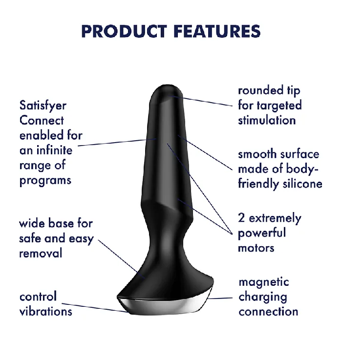 Eis INCsatisfyer Anal Satisfyer Plugilicious 2 Black