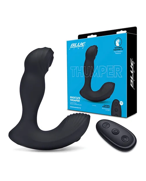 Electric Eel INC Anal Blue Line Vibrating Prostate Thumper Black