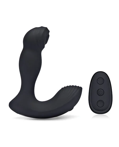 Electric Eel INC Anal Blue Line Vibrating Prostate Thumper Black