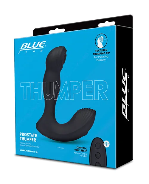 Electric Eel INC Anal Blue Line Vibrating Prostate Thumper Black