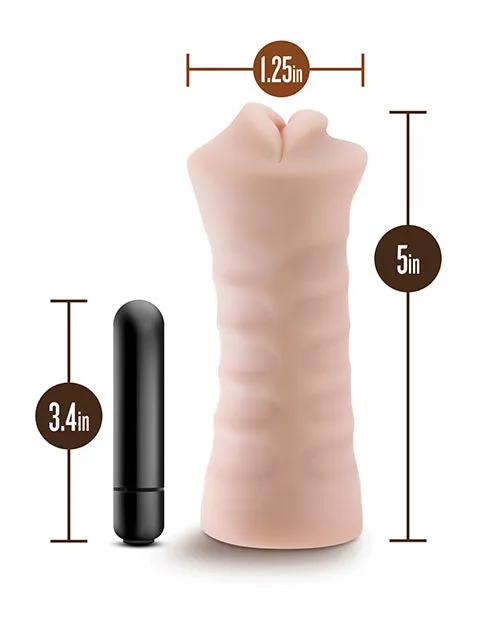 EnLust Vibrating Mouth Stroker Nicole Blush Novelties Male Sex Toys
