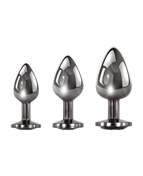 Evolved Novelties INC Anal Black Gem Anal Plug Set